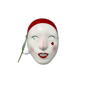 Porcelain & Ceramic Art Face Wall Mask